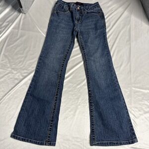 Free Style Revolution Girls Size 7 Slim Blue Denim Jeans
